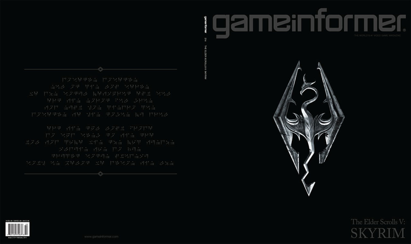 Illustration for article titled This Elder Scrolls V: Skyrim Magazine Cover Has A Secret